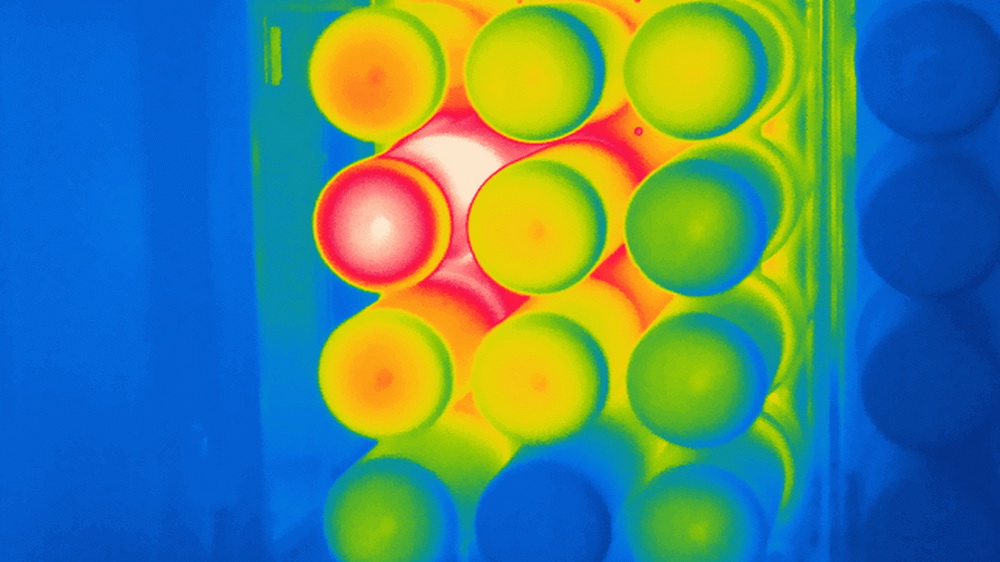 Contrôle thermique batterie de condensateurs