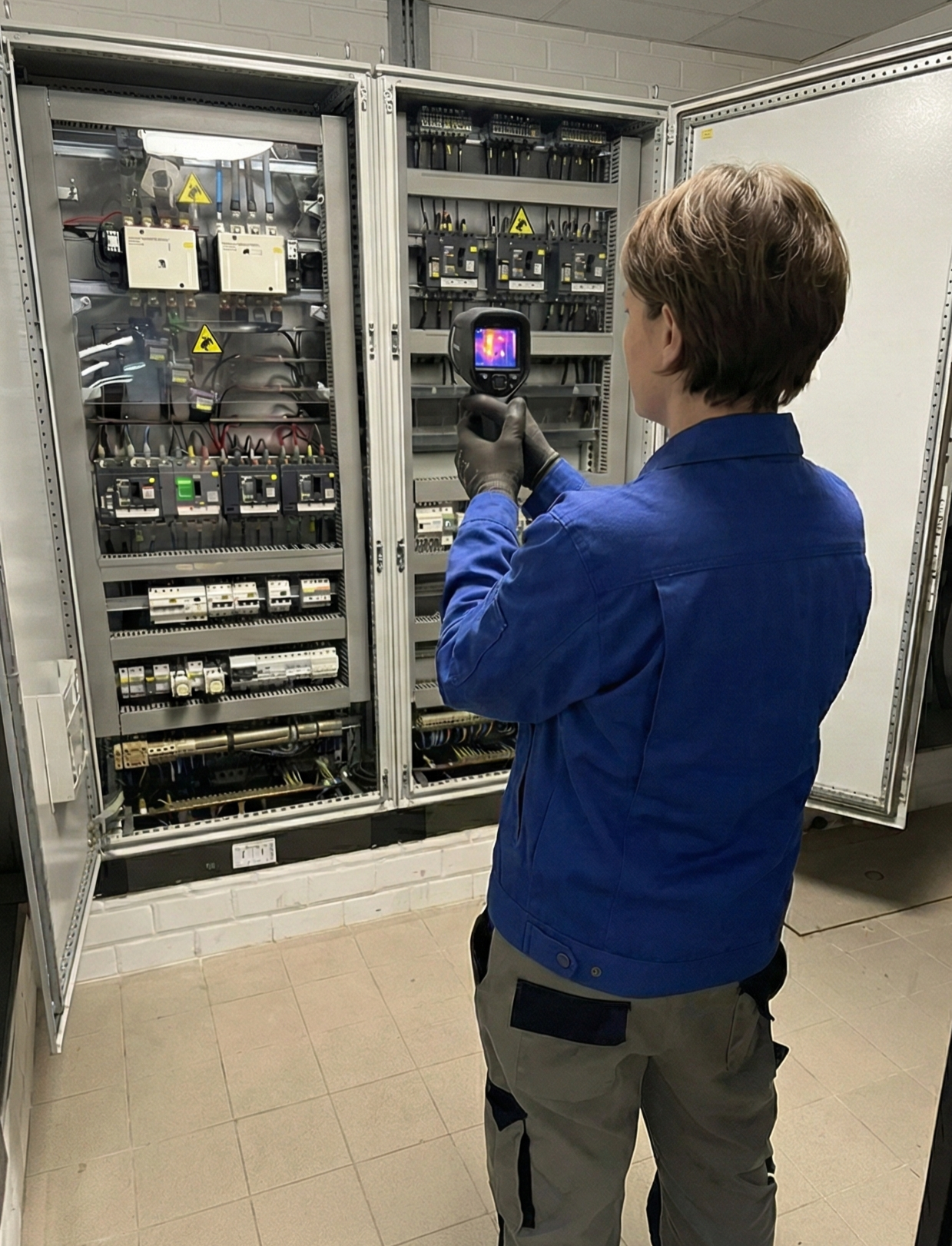 Armoire électrique - thermographie infrarouge